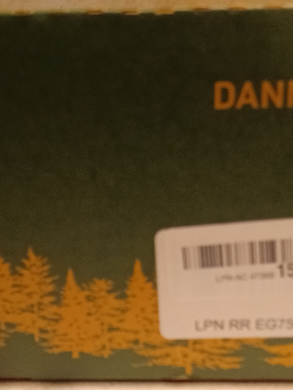 Danner Men’s Tan/Gold Leather Hiking Work Boots Vibram NWT/NOS w/ Box - Picture 9 of 9